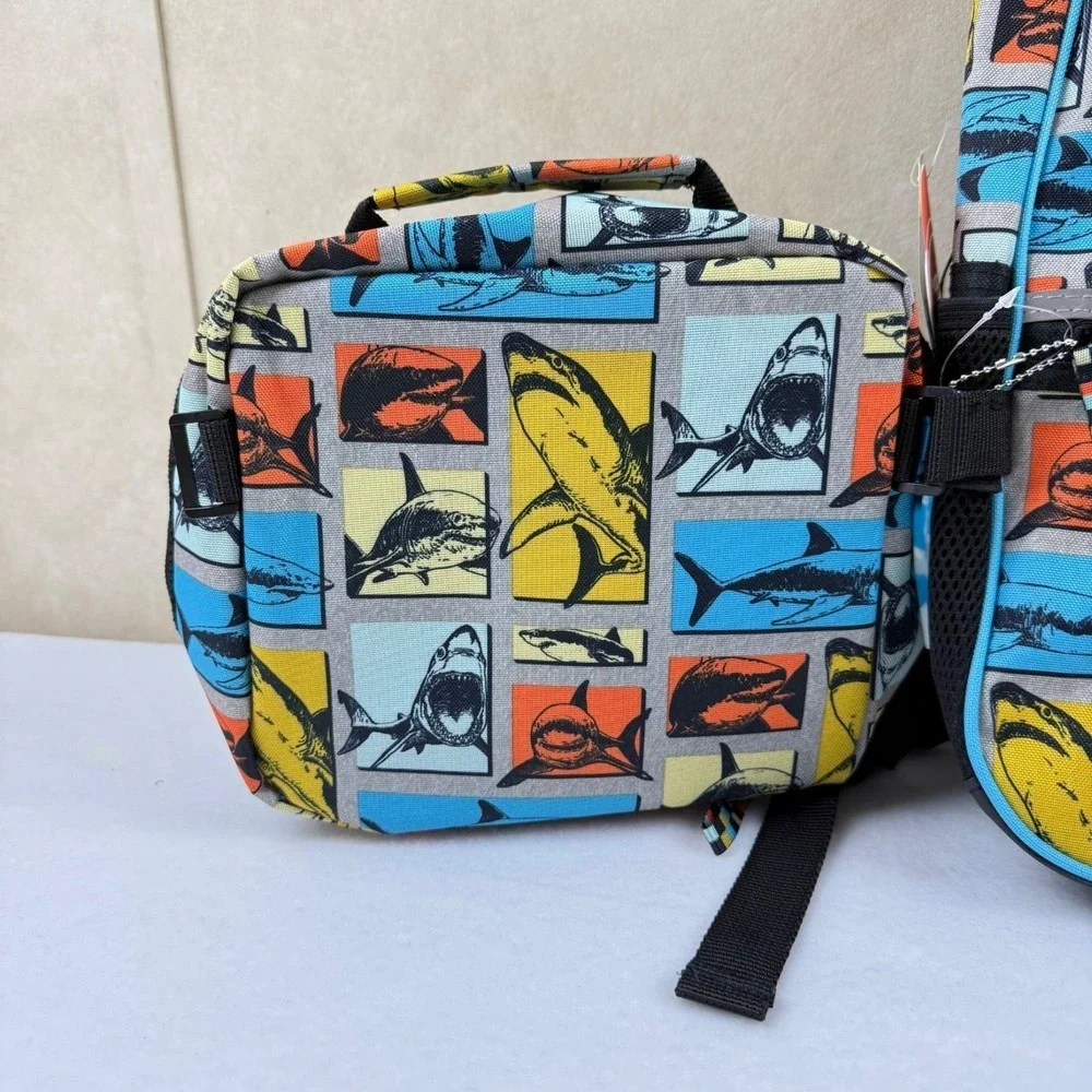 Wonder Nation Kids Shark Backpack Set 4 Piece 17